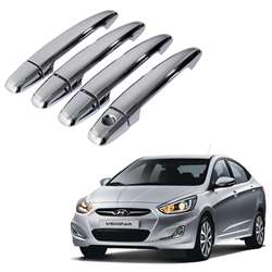 Car Chrome Accessories Imported Chrome Door Handle Latch Cover for Hyundai-Verna
